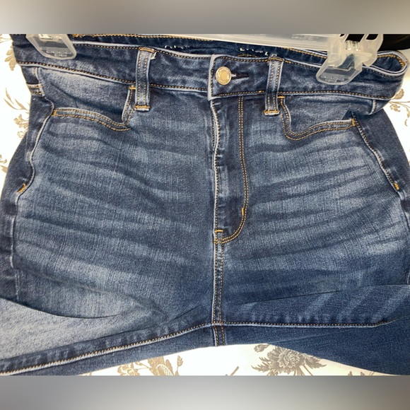 American Eagle dark wash skinny jean size 6 - Picture 5 of 6